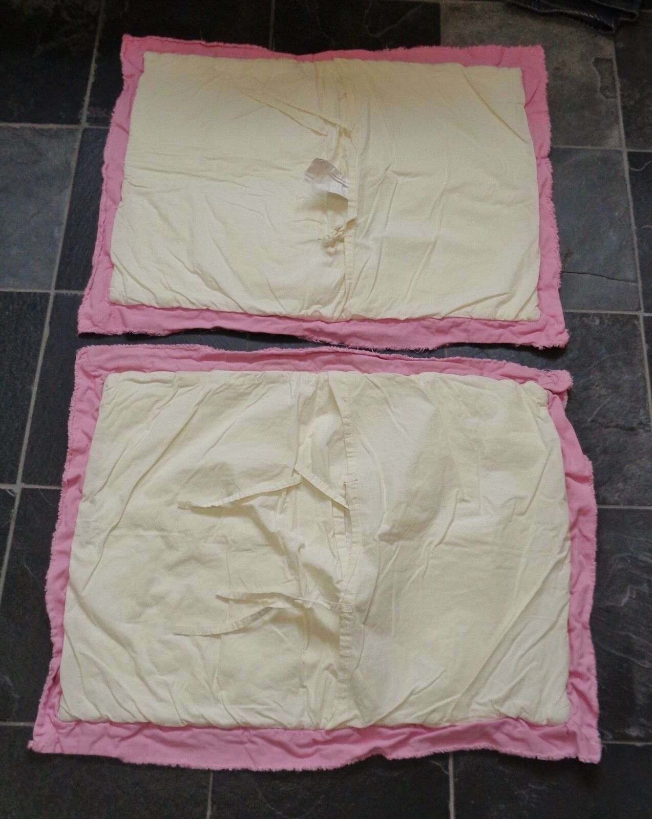 Pottery Barn Kids Sophie Pillow Shams 2 Qty Butterfly Pink Yellow Girls 20 X 27 - Fresh Stock Dated December 2025