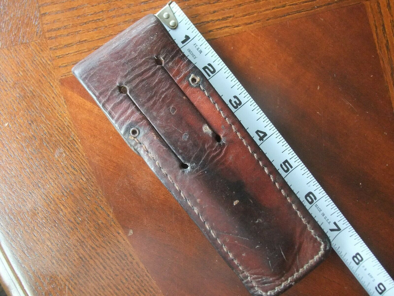 VINTAGE CHICAGO CUTLERY leather  KNIFE  SHEATH  (NO KNIFE) - Fresh Stock Dated December 2025