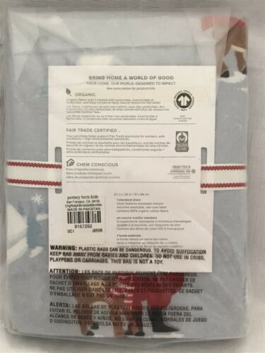 Pottery Barn Kids Rudolph The Red Nosed Reindeer Bumble Organic Flannel Sham NEW - Fresh Stock Dated December 2025