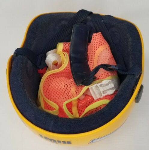 Vintage Kiwi Bike Bicycle Helmet Swiss Made Size L Yellow, with Box - Fresh Stock Dated December 2025