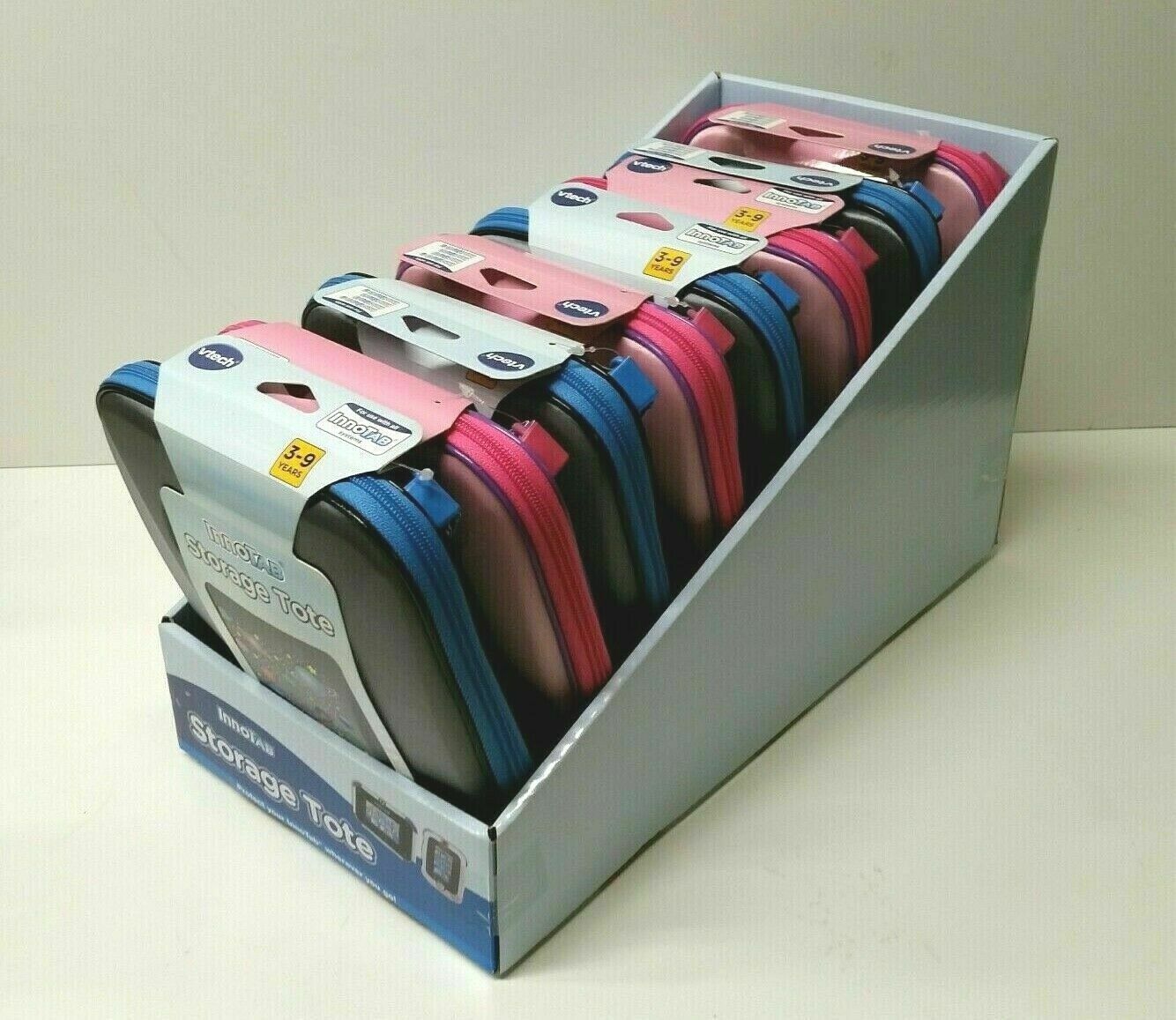 Vtech Innotab Storage Tote, Pink & Purple - Holds up to 6 cartridges - Fresh Stock Dated February 2026