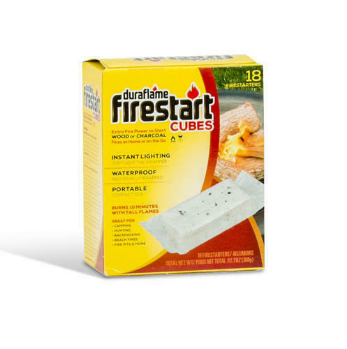 Duraflame Firestart Cubes 18 Pack Firestarters, Instant, Safe, Reliable - Fresh Stock Dated December 2025