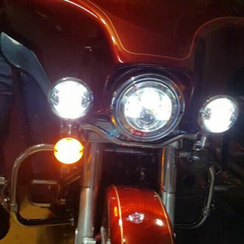 Xenon White 30 SMD 4014 LED Bulbs For Harley Davidson Passing Spot Fog Lights - Fresh Stock Dated February 2026