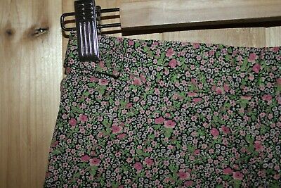 Vtg Floral Prairie Boho Maxi A-line Floral Lace Skirt Long 25