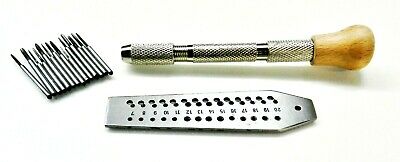 Mini Tap and Die Jewelers Set 14 Taps & Screwplate & Swivel Vise Set 0.7-2mm - Fresh Stock Dated December 2025