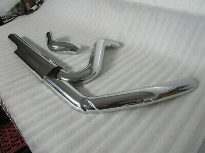 09-16 Harley Davidson Touring OEM Chrome Exhaust Heat Shields - Fresh Stock Dated February 2026