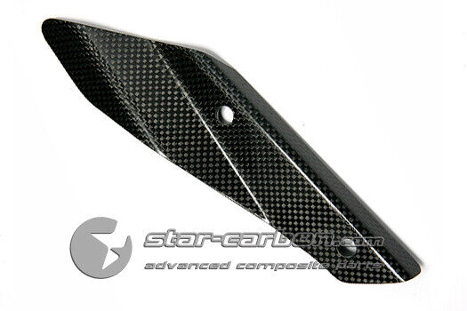 DUCATI STREETFIGHTER 1100 848 CARBON FIBER HEEL GUARD & HEAT SHIELD RIGHT - Fresh Stock Dated February 2026