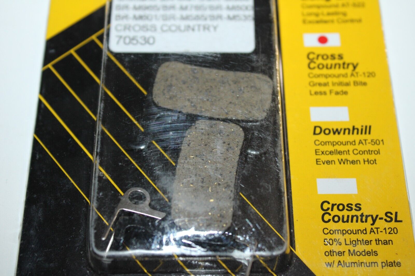 Yokozuna Bicycle Disc Brake Pads Shimano BR-M975-M535 AT120 70530 Free  Shipping - Fresh Stock Dated February 2026