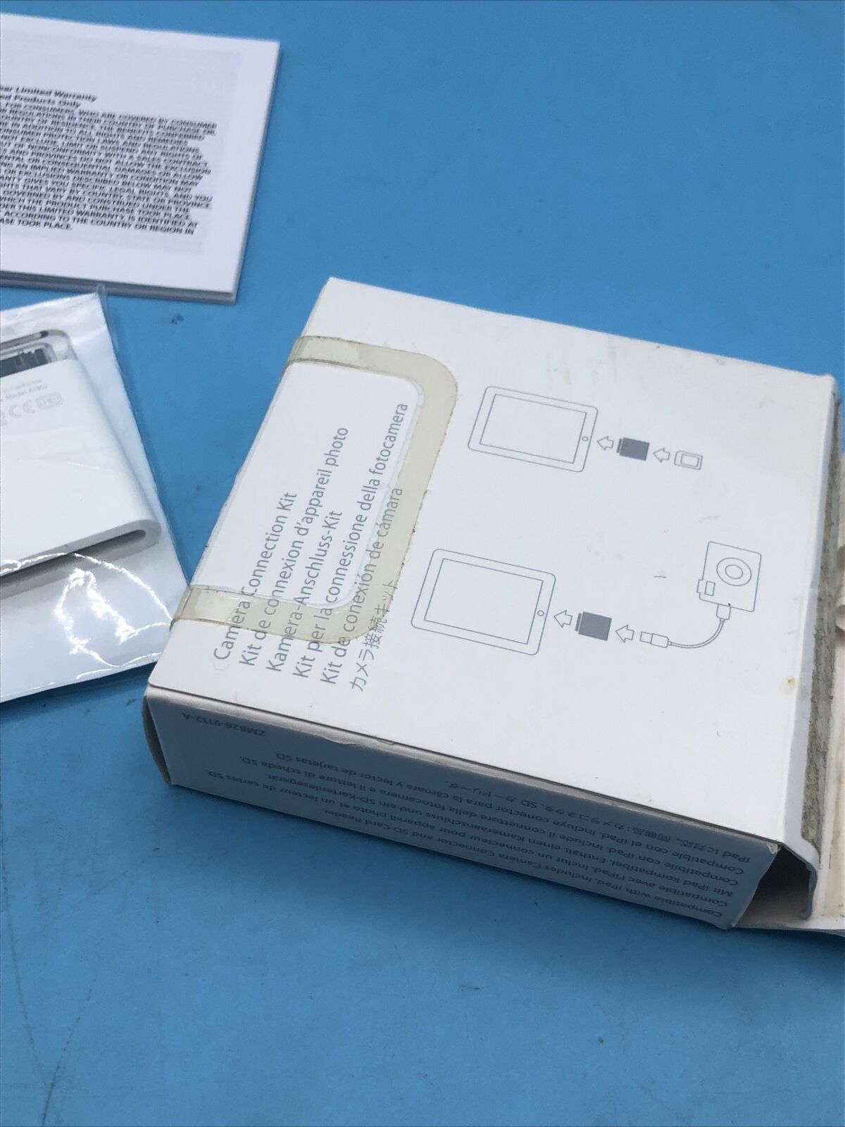 Original Apple iPad Camera Connection Kit (30-Pin) - MC531ZM/A - A1358, A1362 - Fresh Stock Dated February 2026