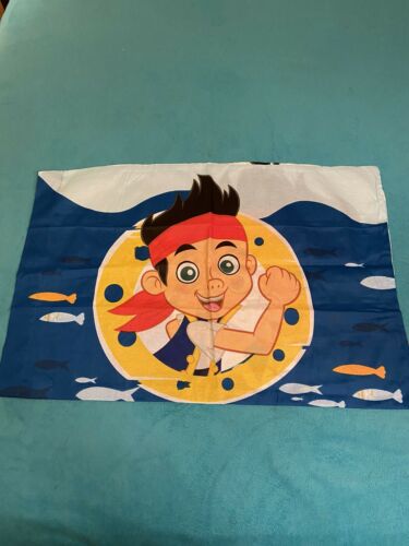 Disney “Jake and the Never Land Pirates” Pillowcase  **EUC** Double Sided - Fresh Stock Dated February 2026