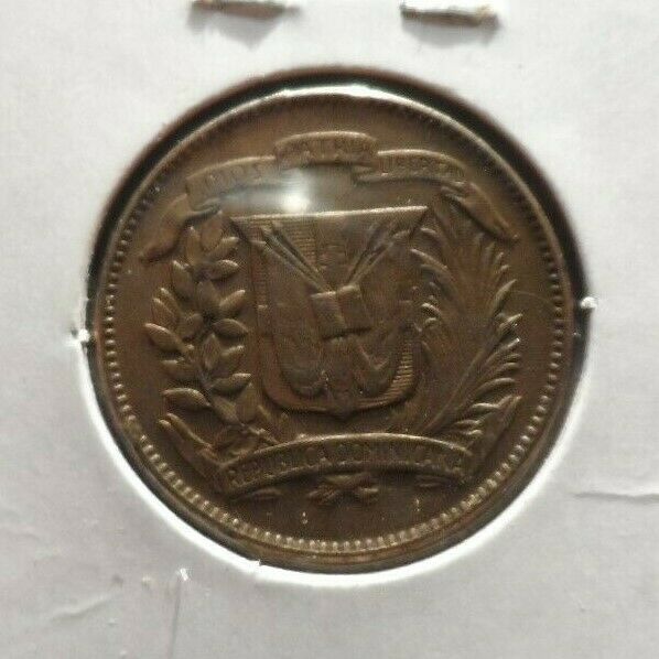 CIRCULATED 1951 5 CENTAVOS DOMINICAN REPUBLIC (110519)1..... - Fresh Stock Dated February 2026