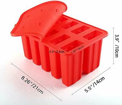 Nuovoware Ice Pop Molds Cavity of 10 Food Grade Silicone Frozen Ice Popsicle ... - Fresh Stock Dated February 2026