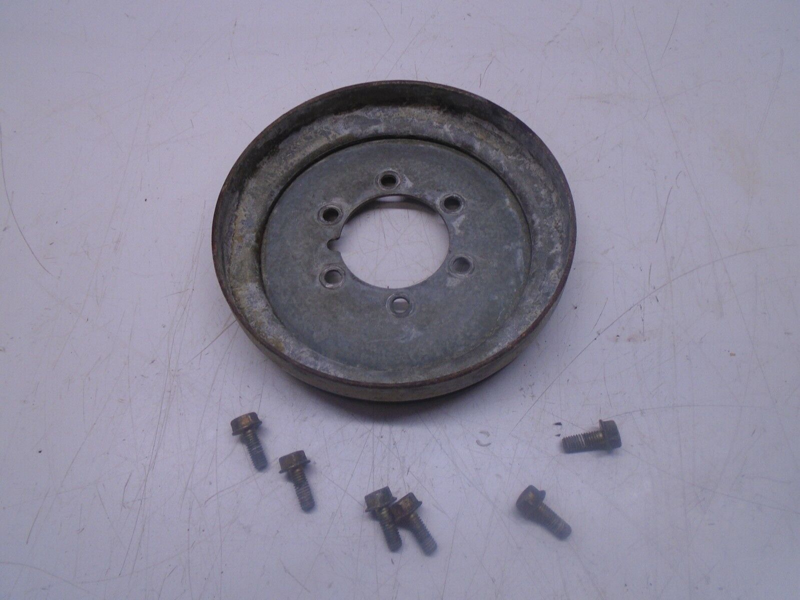 R5 Volvo Penta 1219147 OEM  AQ BB Sterndrive Single Groove Crankshaft Pulley - Fresh Stock Dated February 2026