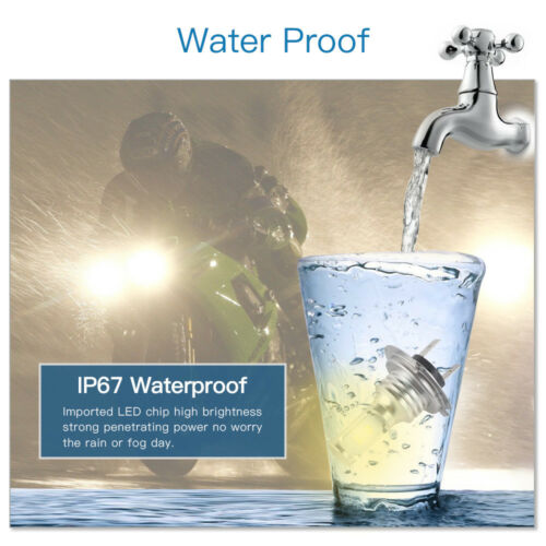 Bevinsee H7 LED Headlight Bulbs Kit Fits For BMW F650GS F700GS F800GS F800GT - Fresh Stock Dated February 2026