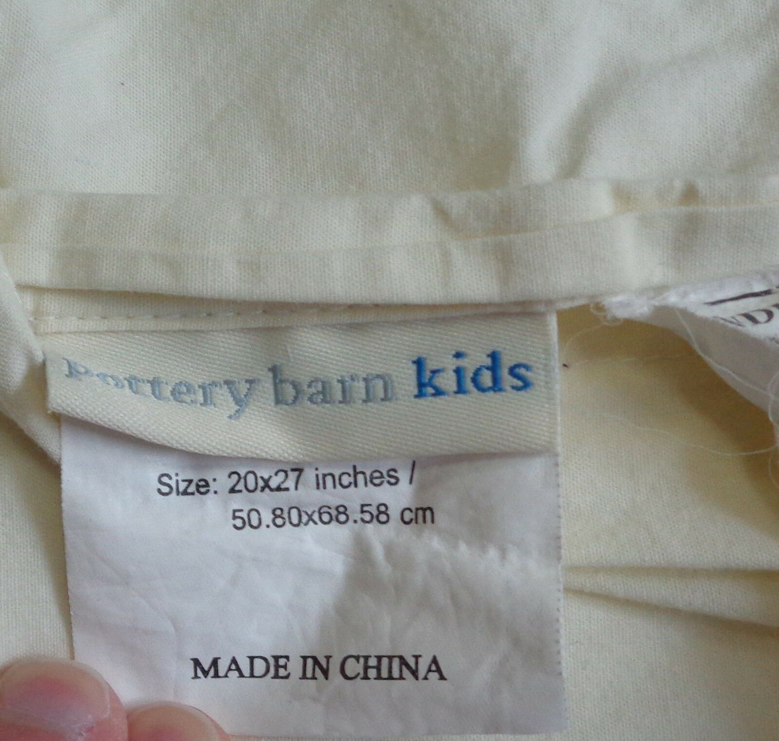 Pottery Barn Kids Sophie Pillow Shams 2 Qty Butterfly Pink Yellow Girls 20 X 27 - Fresh Stock Dated December 2025