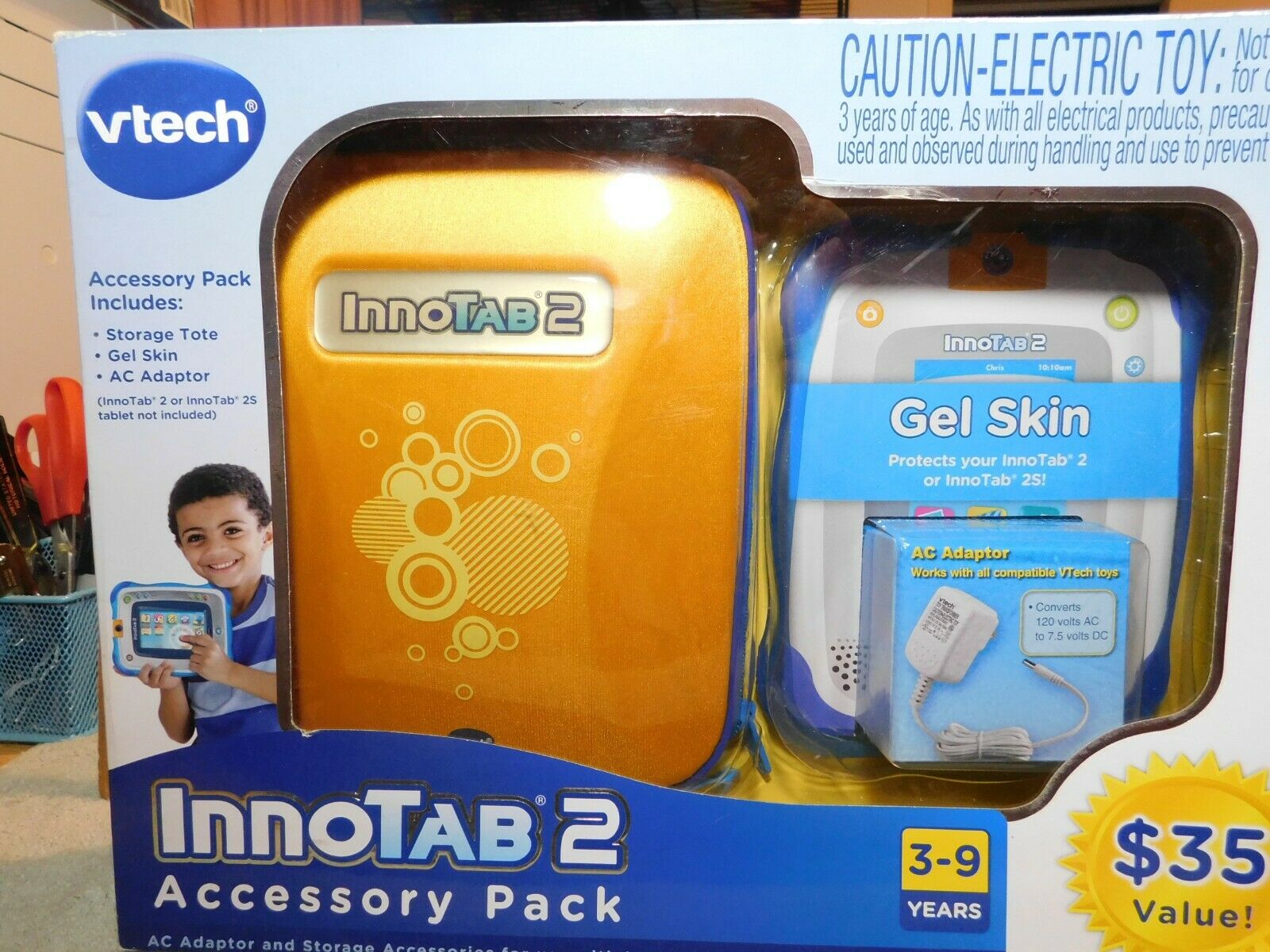 LRN~V-Tech InnoTab 2 Accessory Pack For Ages 3-9 Years w/AC Adapter NEW - Fresh Stock Dated February 2026