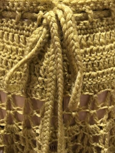 Vintage 70’s Hand Crochet Festival Boho Skirt S/M - Fresh Stock Dated December 2025