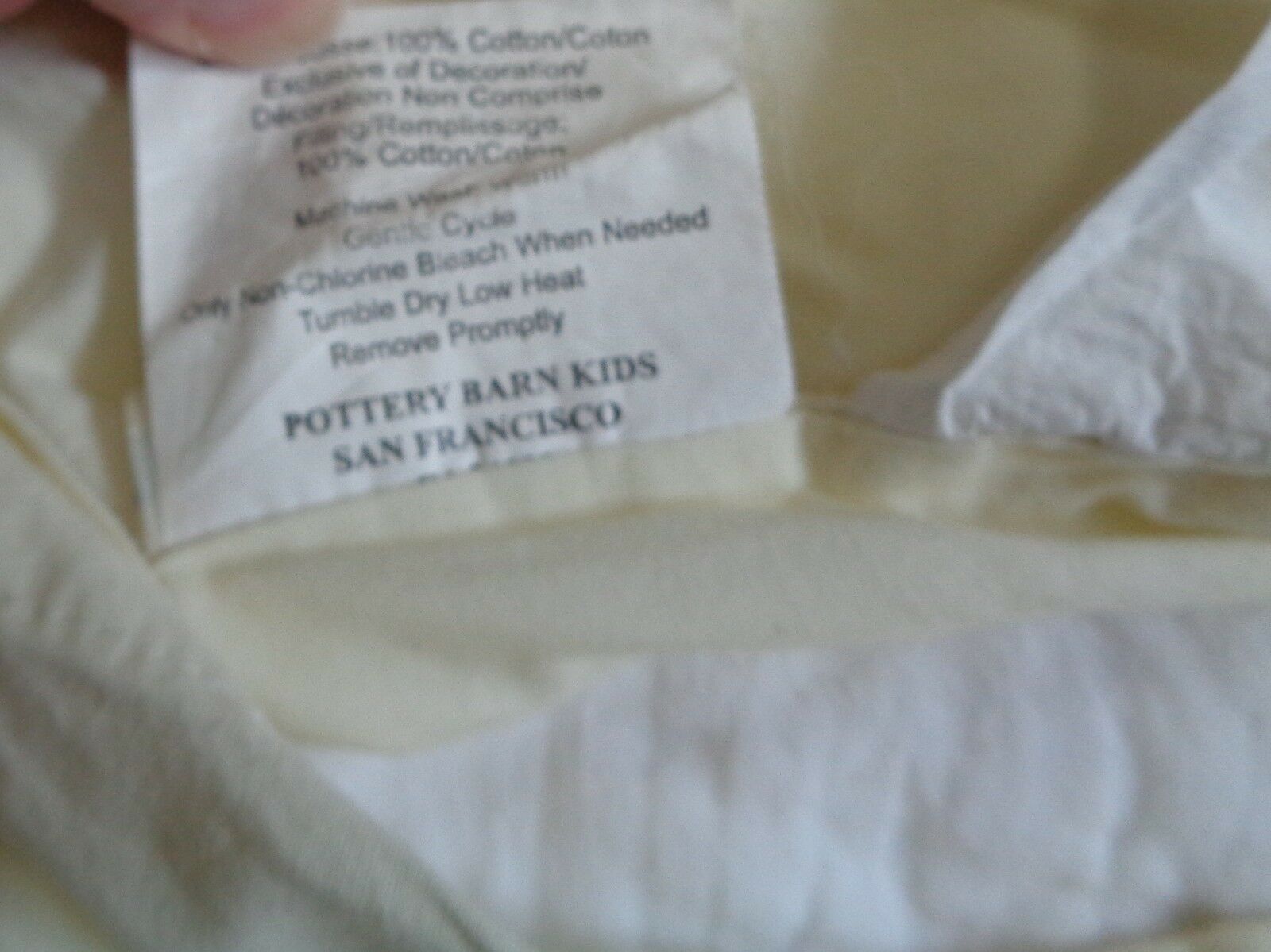 Pottery Barn Kids Sophie Pillow Shams 2 Qty Butterfly Pink Yellow Girls 20 X 27 - Fresh Stock Dated December 2025