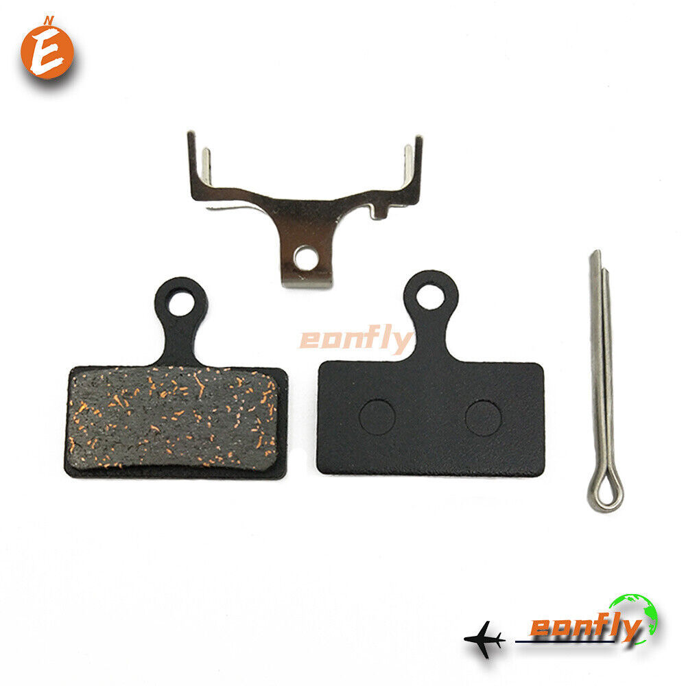 4 Pairs Bike Bicycle Organic Disc Brake Pads For SHIMANO XTR BR-M985 XT BR-M8000 - Fresh Stock Dated February 2026