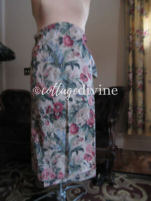 Cottage Roses Polo Ralph Lauren Floral Vtg Wrap Skirt, made in USA - Fresh Stock Dated February 2026