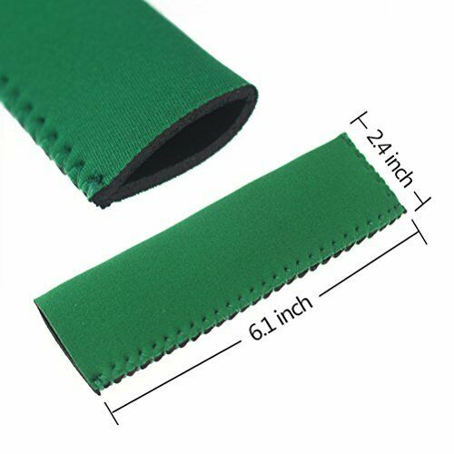 Creatrill 20 Pack Ice Pop Sleeves Popsicle Holders Bags, Neoprene Fabric, 10 Co - Fresh Stock Dated February 2026