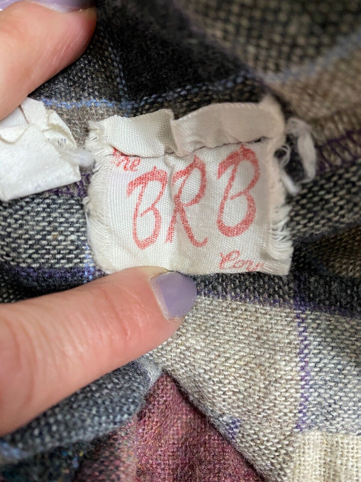 Vintage Plaid Pleated Skirt The BRB 22