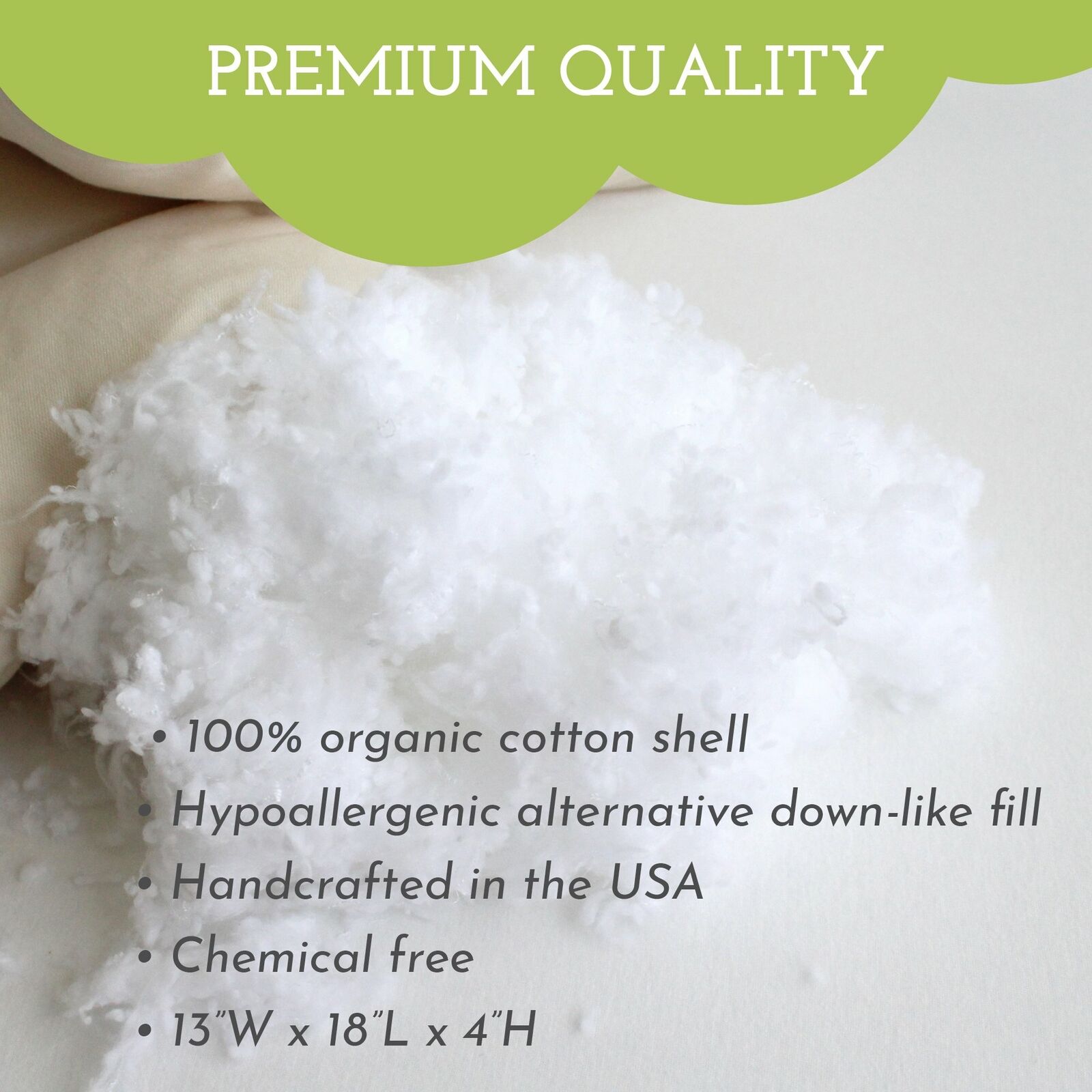 Little Sleepy Head Organic Toddler Pillow (13