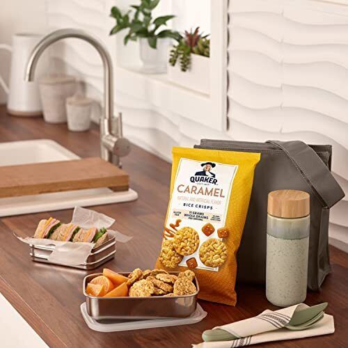 Quaker Rice Crisps Gluten Free 3 Flavor Sweet Variety Mix Single Serve 0.91 O... - Fresh Stock Dated February 2026