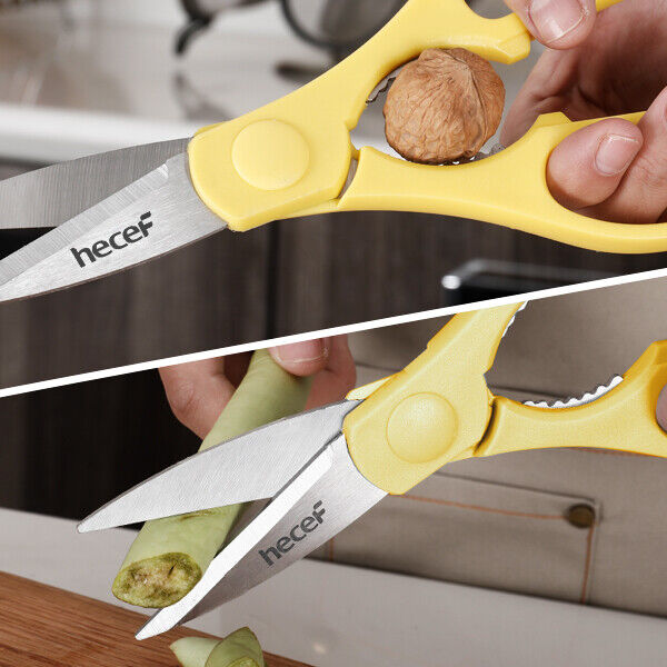 14 PCS Kitchen Knife Block Set With Wooden Block Stainless Steel Cutlery Set - Fresh Stock Dated February 2026