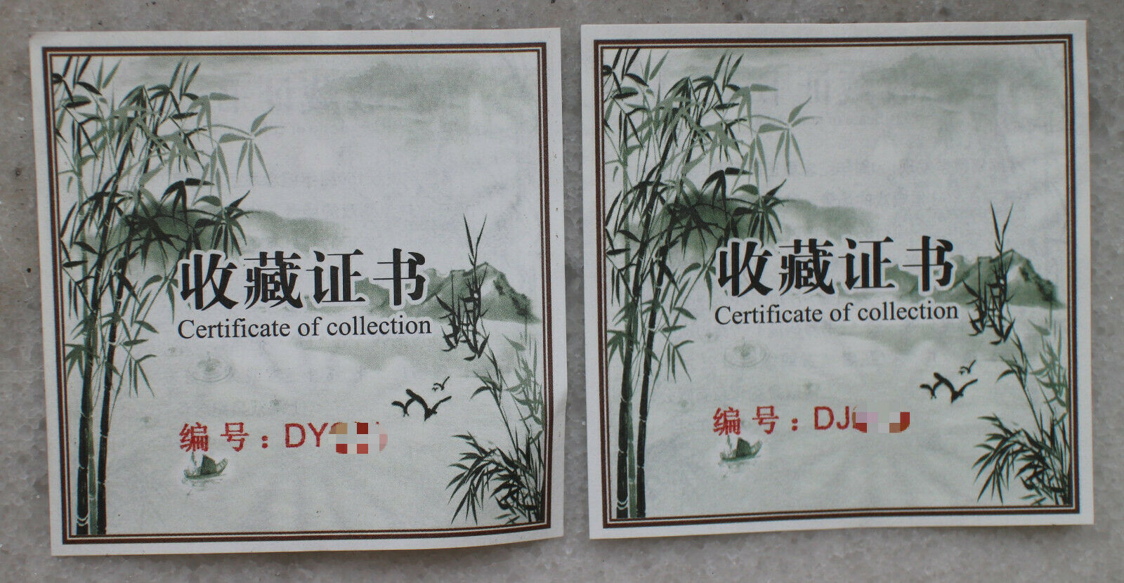 A Pair 2019 China 45mm Colored Medals - 150th An. Giant Panda Science Discovery - Fresh Stock Dated February 2026