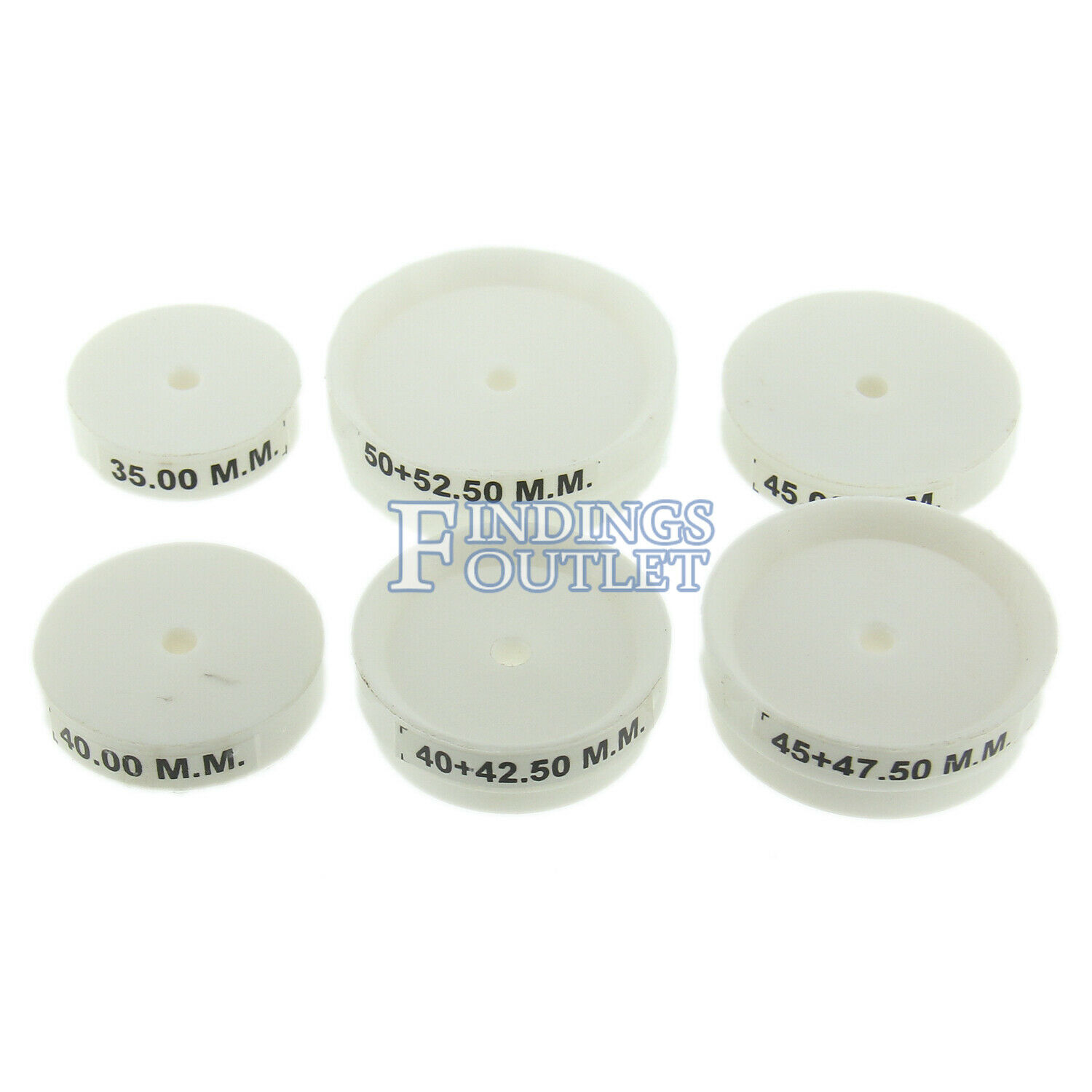 Large Nylon Die Set For Watch Case Press Double Sided Concave & Flat Nylon Dies - Fresh Stock Dated February 2026