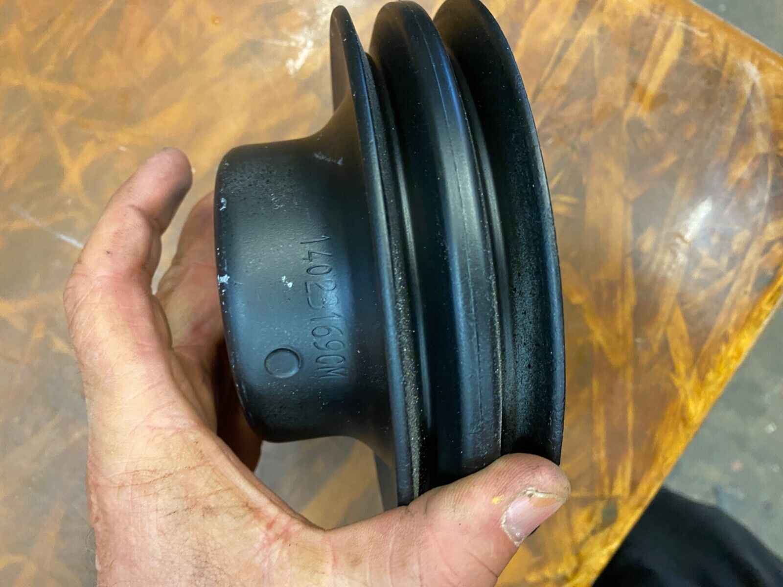 Mercruiser Pulley 14023169GM Water Pump 2 V belt 6 1/4 dia Used / Good Condition - Fresh Stock Dated February 2026