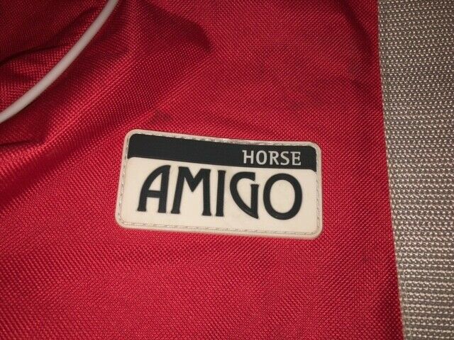 RED AMIGO ENGLISH SADDLE CORDURA NYLON CARRIER BAG WITH HANDLES HORSEWARE - Fresh Stock Dated December 2025
