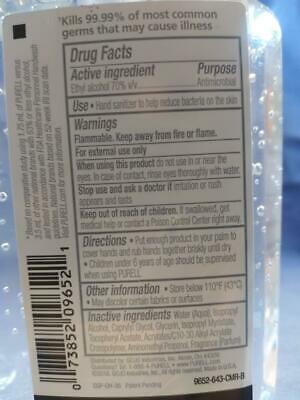 Purell Advanced 8 oz. Gel Instant Hand Sanitizer Pump - Pack of 6 Pump Bottles - Fresh Stock Dated February 2026