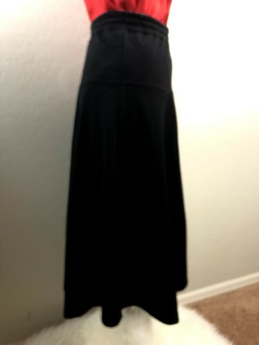 VTG Neil Martin Womens M Acrylic Knit A-Line Skirt Black Drop Waist - Fresh Stock Dated March 2026