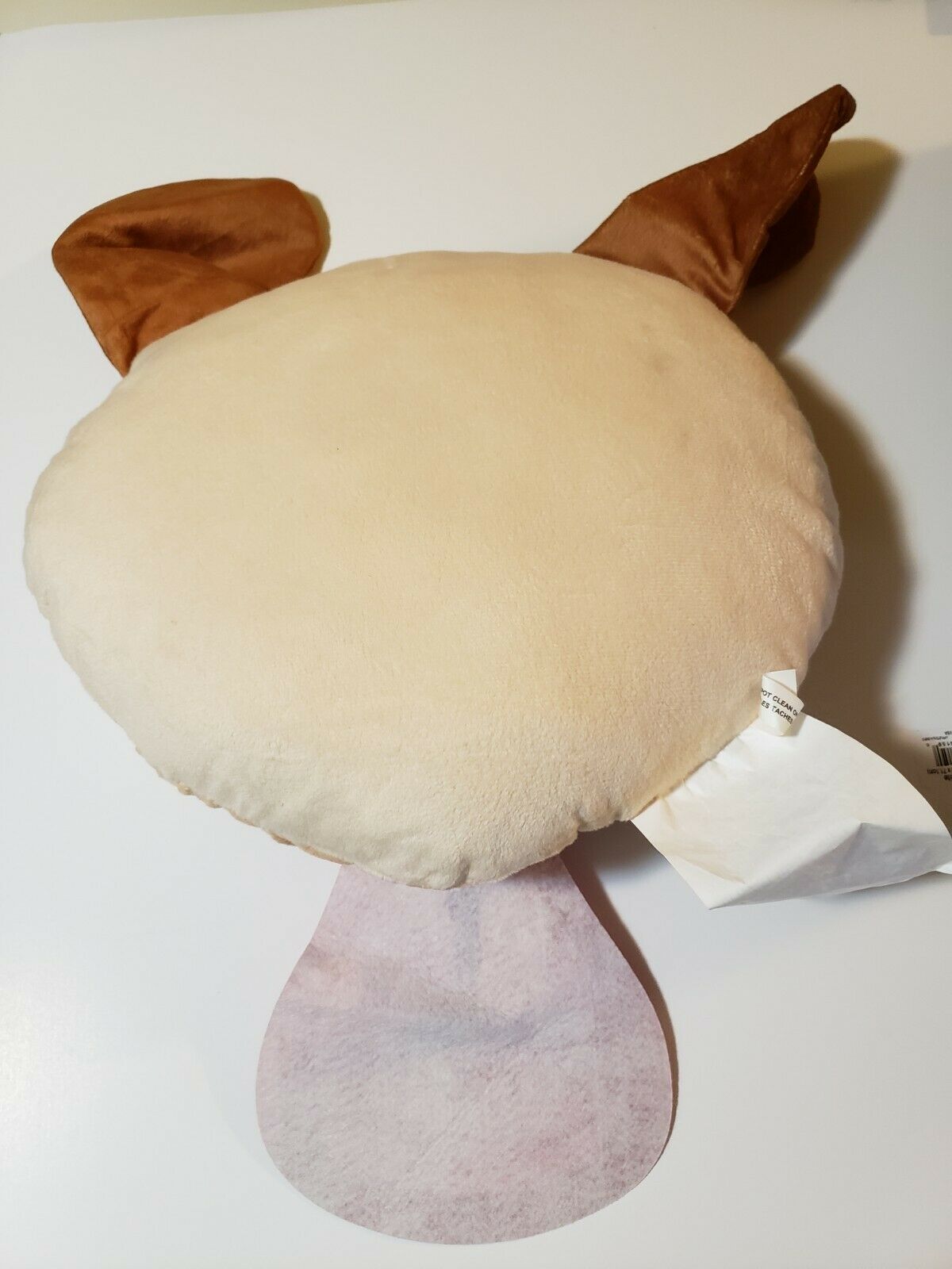 Emoji expressions dog pillow with tongue hanging out - Fresh Stock Dated February 2026