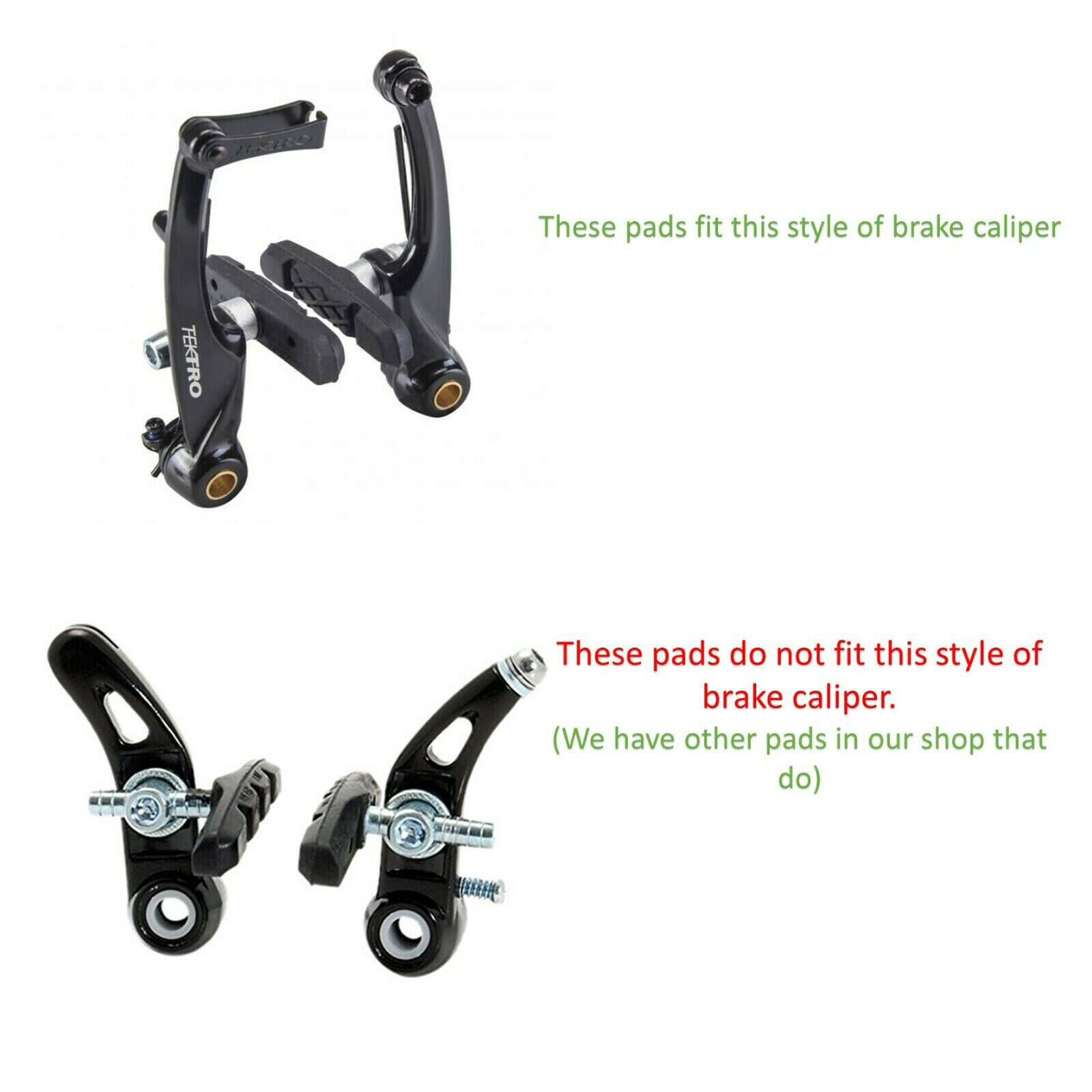 2,3,5 Pair Mountain Bike BMX Cycling V Brake Blocks Bicycle Break Pad Shoes Hold - Fresh Stock Dated February 2026