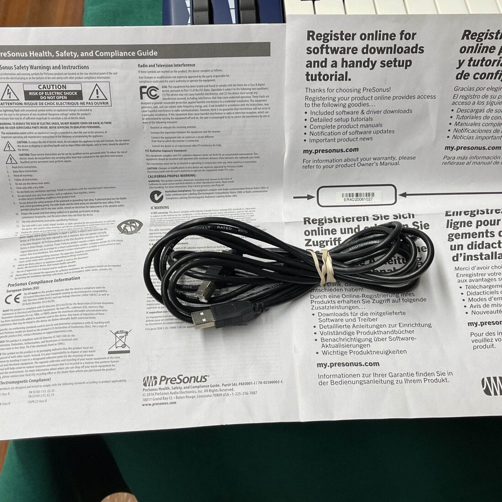 PreSonus PS-49 Professional MIDI Keyboard 2.0 USB 49 Keys - Fresh Stock Dated February 2026