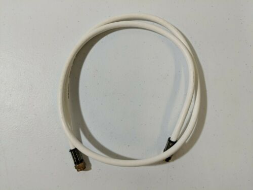 CE Tech 3ft RG6U Coaxial F Male Cable White 18AWG 75OHM For Internet Or Cable TV - Fresh Stock Dated December 2025