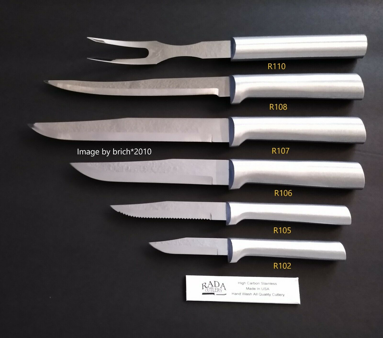 Rada Cutlery Made in USA, Knifes ,Peeler, Sharpener,  26 variations - Fresh Stock Dated December 2025