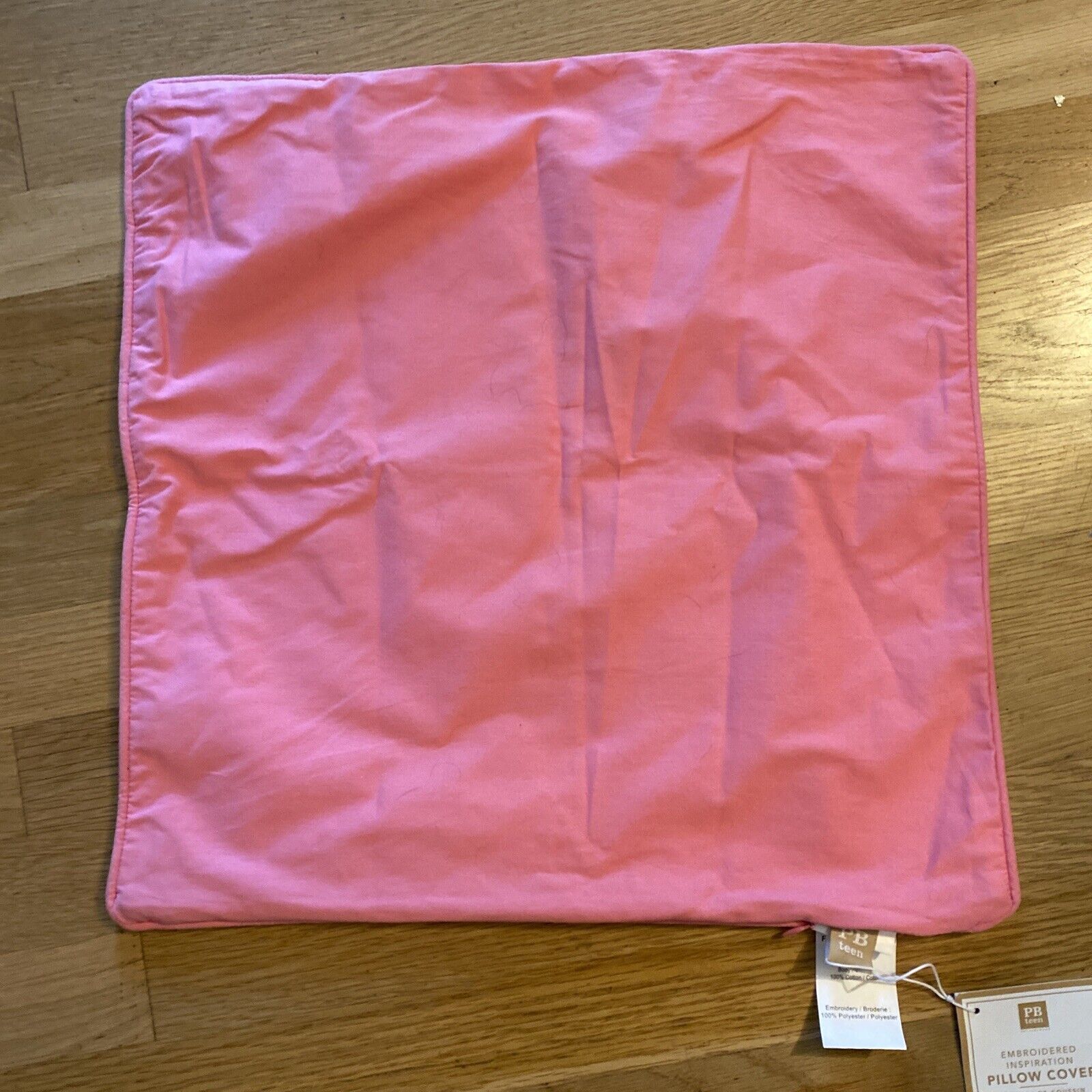 NWT Pottery Barn Embroidered Inspiration Pillow Cover Mermaid at Heart 18x18 - Fresh Stock Dated February 2026