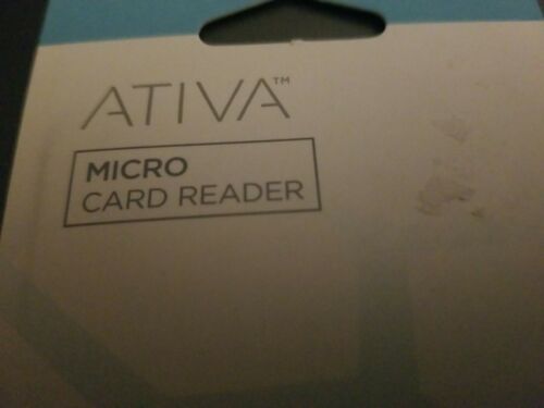 3 ATIVA Micro Card Readers NEW! USB POWERED - Fresh Stock Dated February 2026