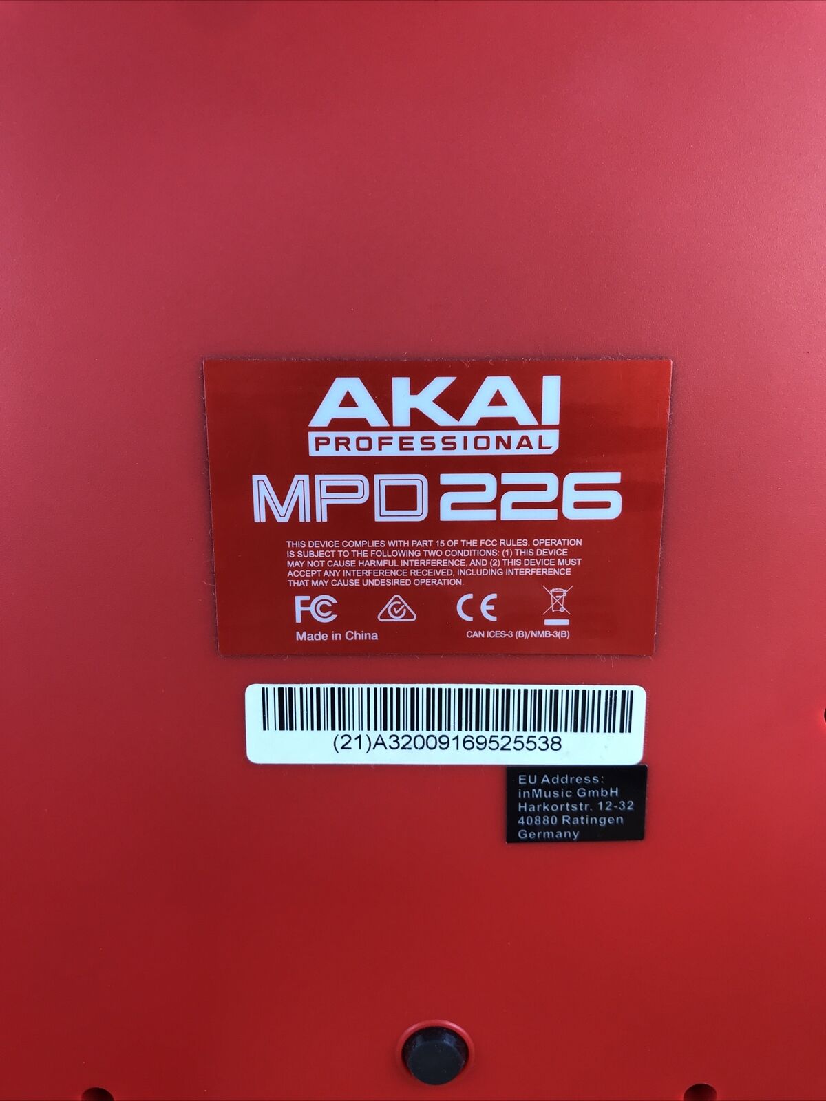 Akai professional mpd226 - Fresh Stock Dated February 2026