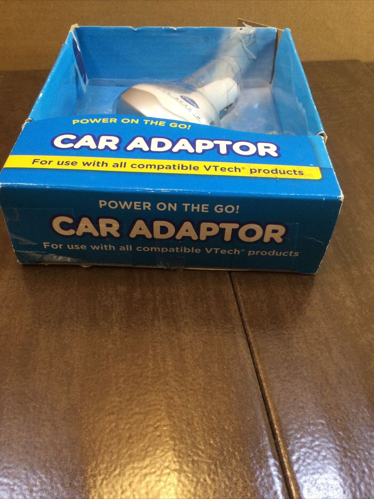 VTech Car Charging Charger Adapter Adaptor White - Fresh Stock Dated February 2026