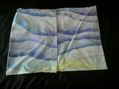 Pottery Barn Teen Prism Pop STD Sham Pair Tie Dye Wave Purple Blue Green Yellow - Fresh Stock Dated December 2025