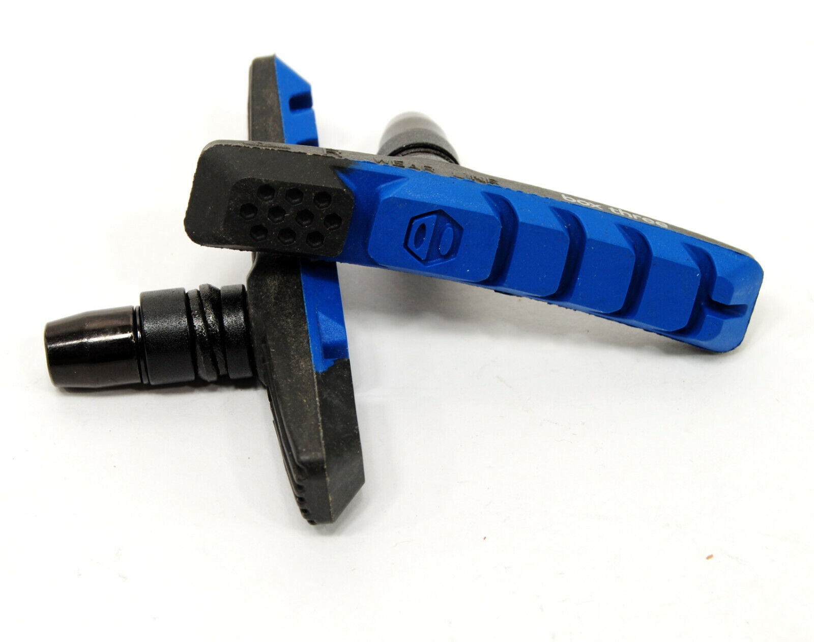 Box Three Air Flow BMX Bike Brake Pads Blue 70mm - Fresh Stock Dated February 2026