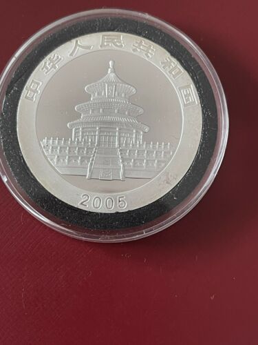 CHINA PANDA 2005 Silver Coin  .999 km1589 - Fresh Stock Dated February 2026