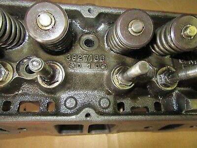 Gm Chevy Heads Double Humps 64cc  3927186  3/8 Studs Polished Ported - Fresh Stock Dated February 2026