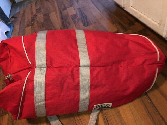 RED AMIGO ENGLISH SADDLE CORDURA NYLON CARRIER BAG WITH HANDLES HORSEWARE - Fresh Stock Dated December 2025