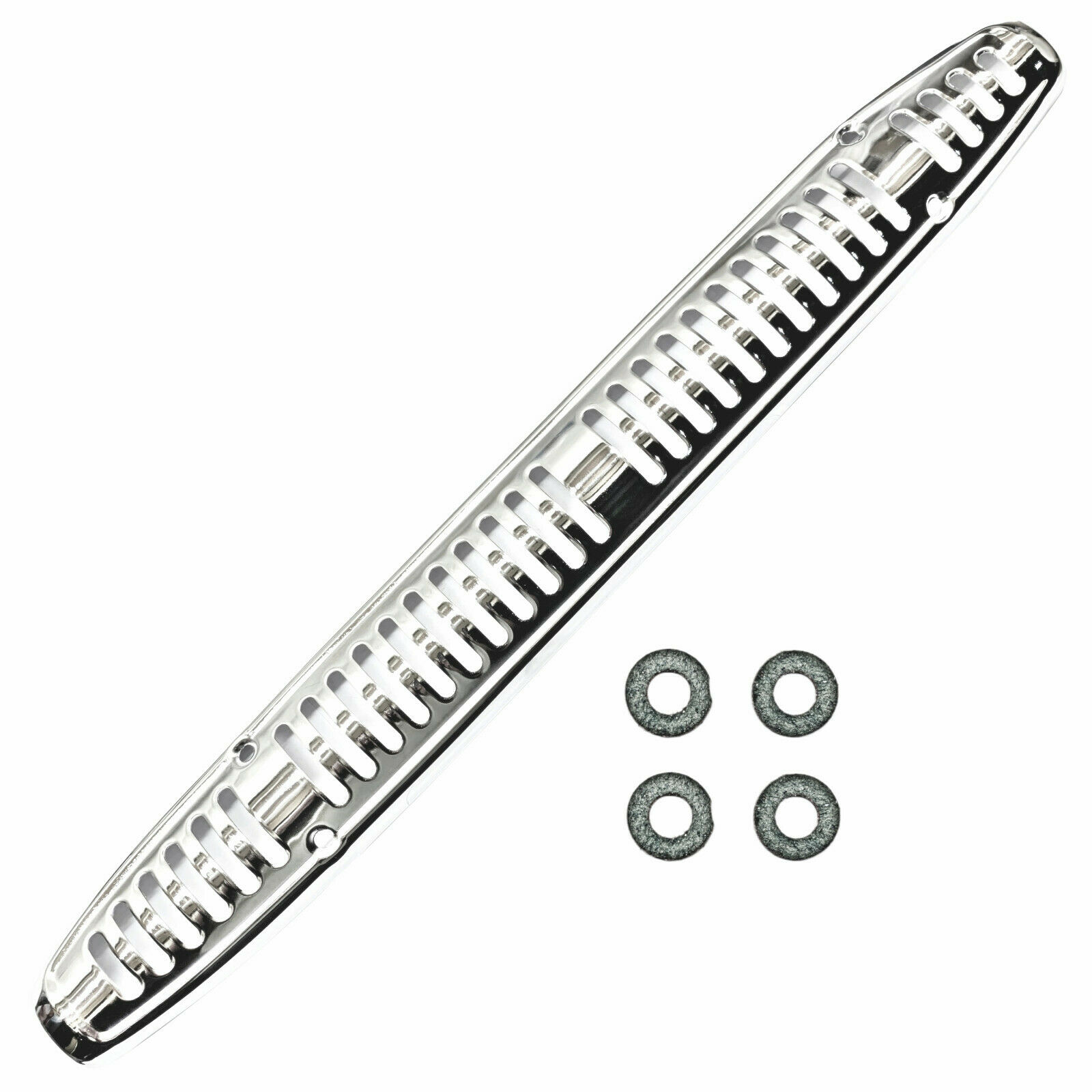 Honda CT110 Trail 110 Front Rear Exhaust Heat Shield Set 80-86 Muffler Pipe - Fresh Stock Dated February 2026